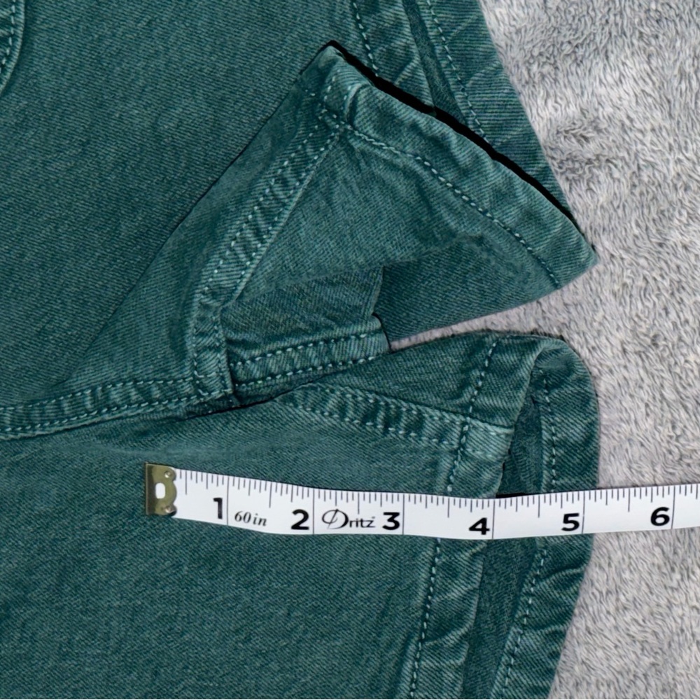 Universal Thread High Rise Green Denim Shorts - Picture 5 of 7